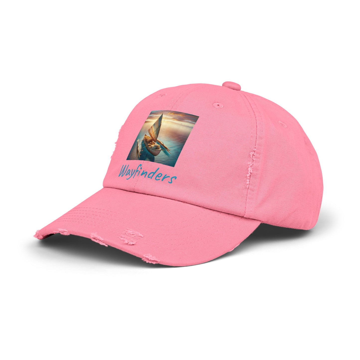 Wayfinders Unisex Distressed Cap - Perfect for Adventure Lovers