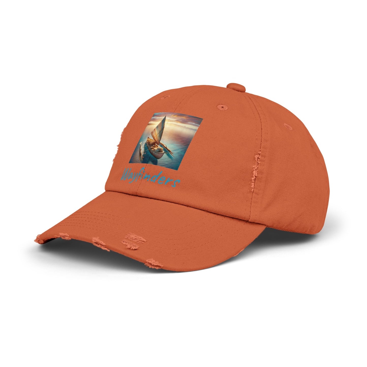 Wayfinders Unisex Distressed Cap - Perfect for Adventure Lovers