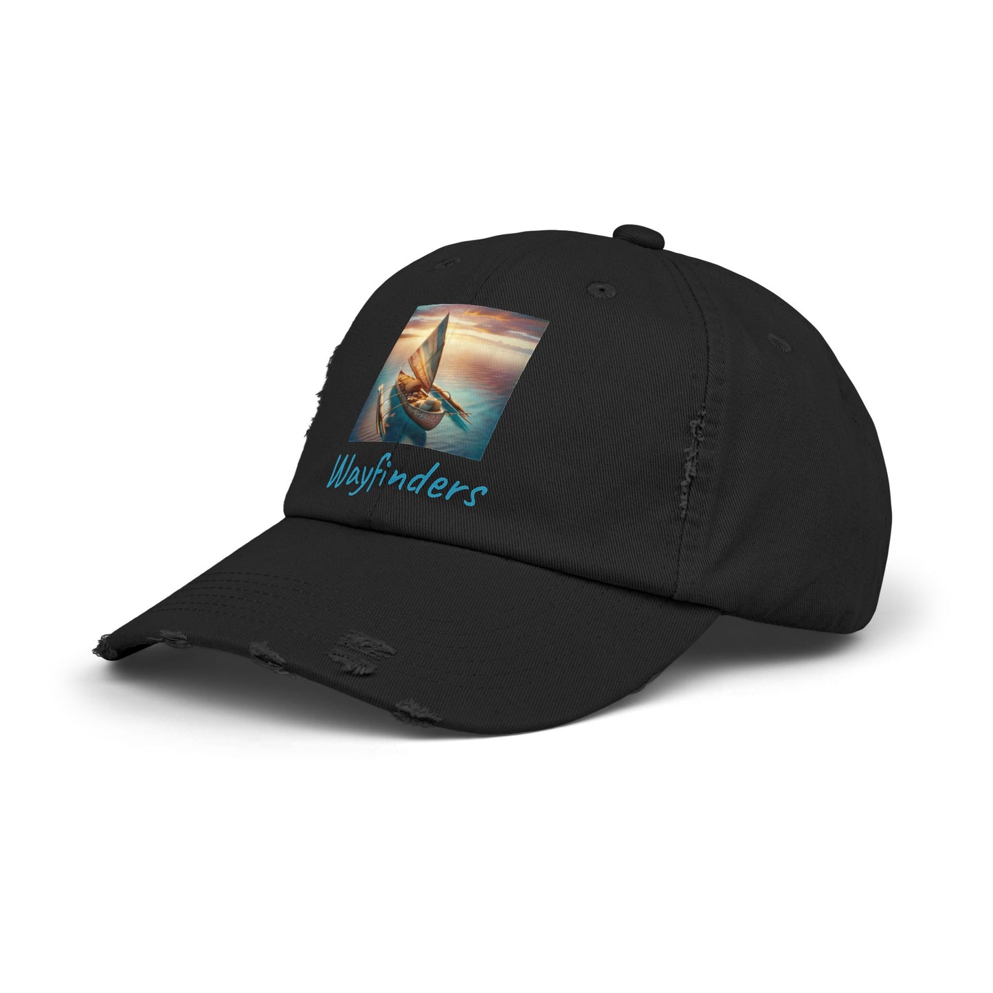 Wayfinders Unisex Distressed Cap - Perfect for Adventure Lovers