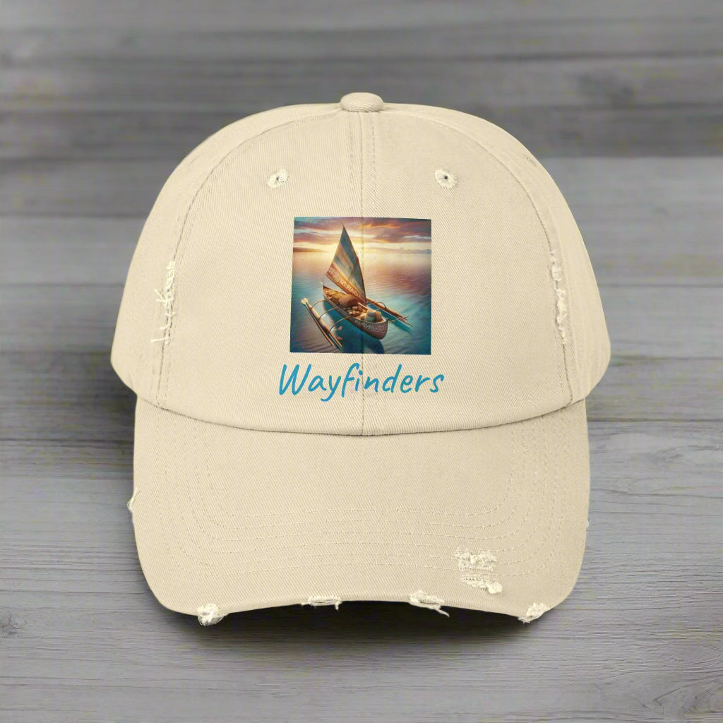 Wayfinders Unisex Distressed Cap - Perfect for Adventure Lovers