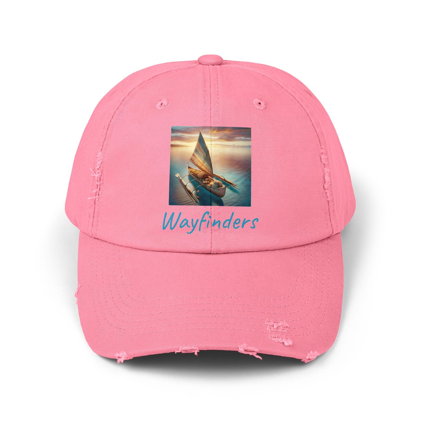 Wayfinders Unisex Distressed Cap - Perfect for Adventure Lovers