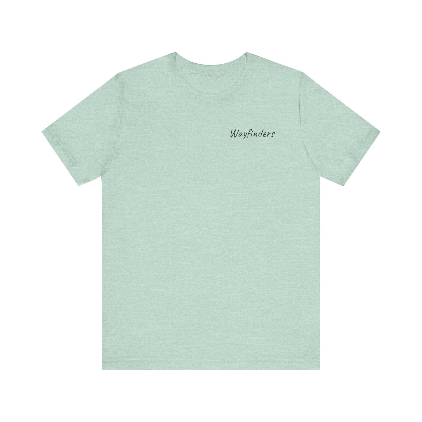 Adventure Seeker Fishing Tee - Unisex Short Sleeve Shirt with Compass and Fish Design