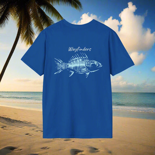 Wayfinders Unisex Softstyle T-Shirt - Nautical Graphic Tee for Ocean Lovers