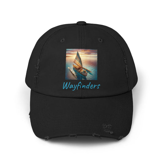 Wayfinders Unisex Distressed Cap - Perfect for Adventure Lovers